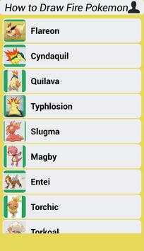 How to Draw Fire Pokemon screenshot 3