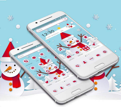 Snow Man Theme screenshot 2