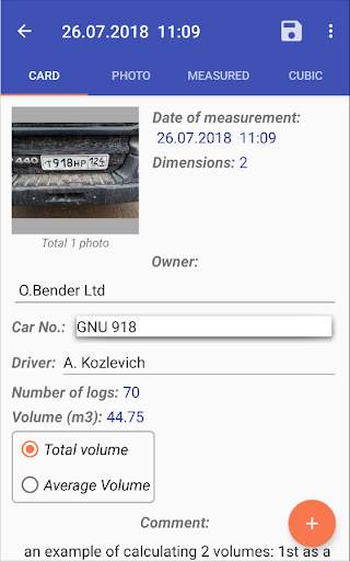 Timber volume screenshot 2