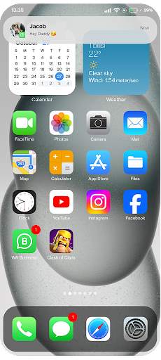 Launcher iOS 18 screenshot 5