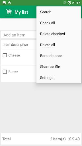 Shopping list app free screenshot 4