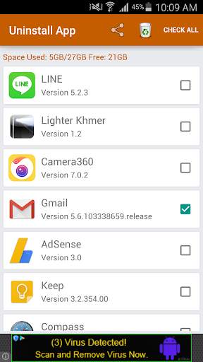 Uninstall App screenshot 1