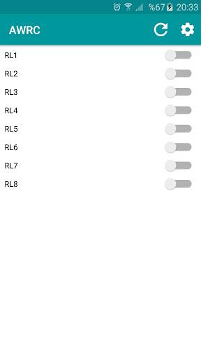 Arduino WiFi 8 Channel Relay Control screenshot 1