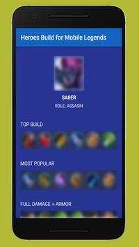 Hero Best Build for Mobile Legends screenshot 2