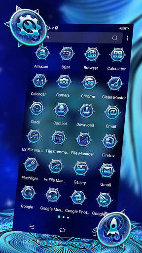 Leo Zodiac Sign Neon Launcher Theme screenshot 2