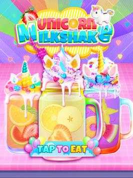 Rainbow Unicorn Milkshake: Cooking Games for Girls screenshot 1