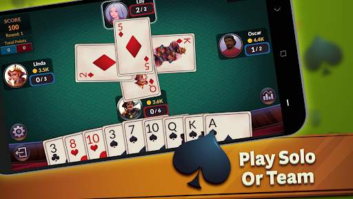 Spades Offline - Kartenspiele screenshot 7