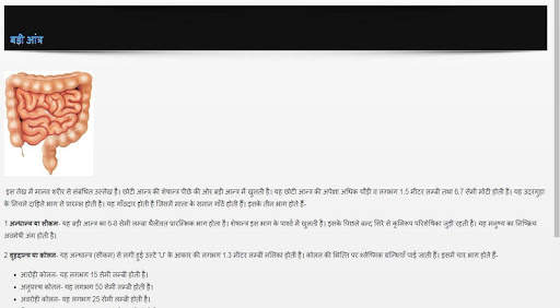 मानव शरीर विज्ञान Human Body Science HINDI screenshot 2