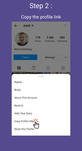 Zinsta - Profile Picture Viewer for Instagram screenshot 2