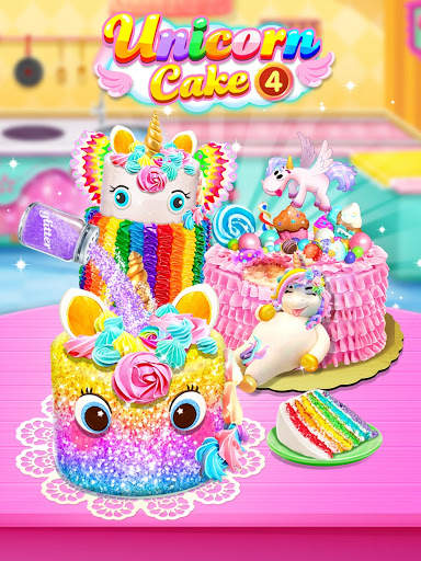 Unicorn Cake 4 - Sweet Unicorn Desserts Maker screenshot 5