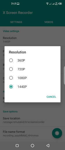 X Screen Recorder - Free Recorder & Video Editor screenshot 1