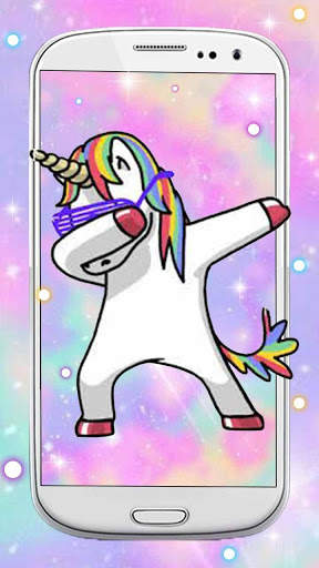 Silvery Unicorn Live Wallpaper screenshot 1