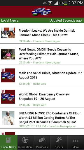 Gambia News | Africa screenshot 2