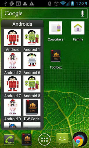 DW Contacts widget screenshot 2