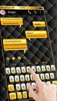 SMS Gold and Silver Bow Keyboard screenshot 1