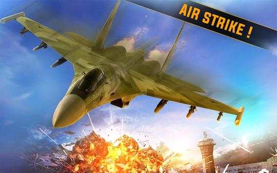 Jet Fighter Air Attack 3D Game Fly F18 Flight Free screenshot 2