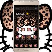 Yellow Leopard Kitty Diamond Themes 1.1.5