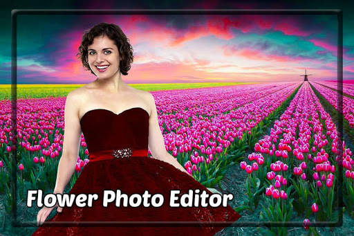 Flower Photo Frame : Cut Paste Editor screenshot 5