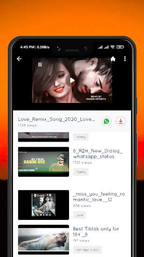 Status video for whatsapp :Snack Video & VidStatus screenshot 1