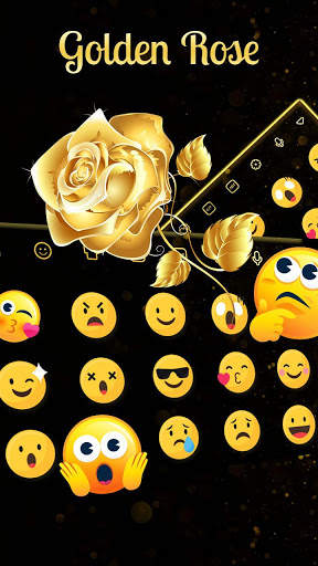 Golden Rose Keyboard स्क्रीनशॉट 3