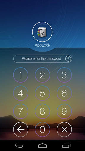 AppLock Theme Sky screenshot 2