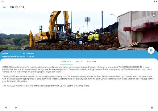 Kobelco Construction Machinery screenshot 7