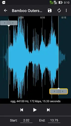 MP3 Cutter Ringtone Maker screenshot 2