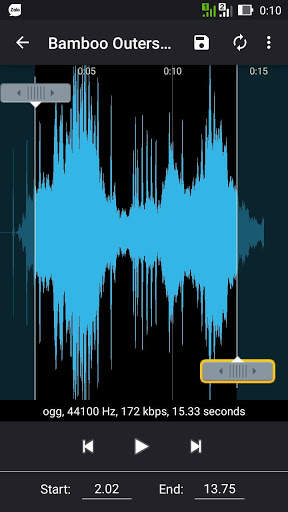 MP3 Cutter Ringtone Maker screenshot 2