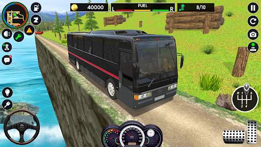 Mountain Road Bus Driving Game screenshot 2