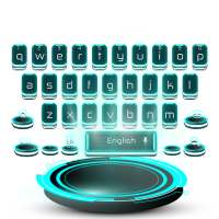 Blue Tech Keyboard on 9Apps
