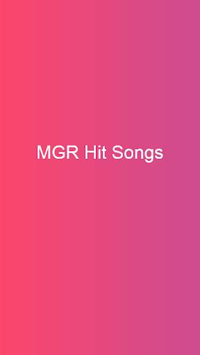 MGR Tamil Old Hit Songs screenshot 1