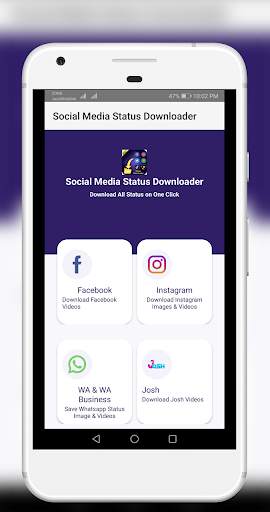 All Social Media Status Downloader-Status Saver screenshot 1
