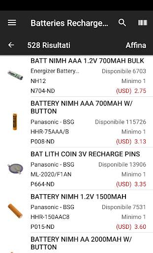 Digi-Key screenshot 2