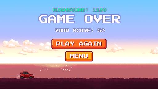 Jumping Race - Retro Game Car Racing screenshot 4