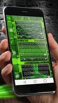 Neon Green Keyboard Themes screenshot 3