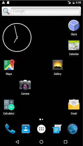 Black background / wallpaper screenshot 3