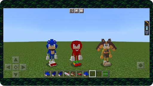 Mod Sonic skin for Minecraft screenshot 1