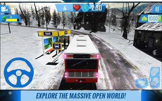 Winter Traffic Snow Driving screenshot 9