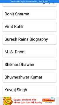 Indian Cricketers -Journey screenshot 4