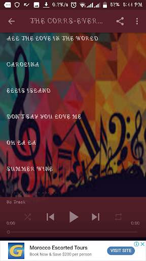 THE CORRS-BEST SONGS AND LYRICS screenshot 5