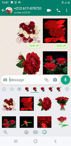 Animated  Flowers Stickers For WhatsApp screenshot 16
