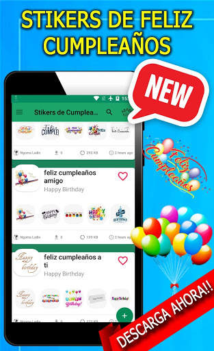 Birthday Stikers for Whatsapp screenshot 3