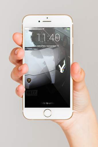 Sports Car Lock Screen Notifications & Fingerprint screenshot 7