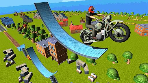 Extreme Bike Stunt Racing Game Breathtaking Tracks screenshot 4