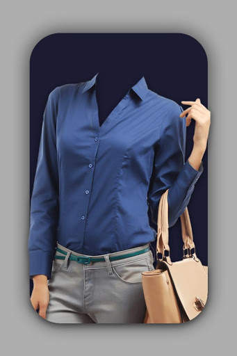 Women Formal Shirt Suit Photo Editor screenshot 1