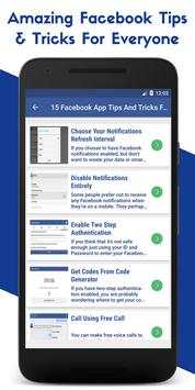 Tips & Tricks For Facebook : Facebook Tips screenshot 2