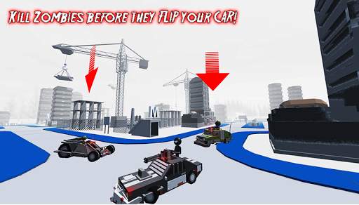 Stickman Car: Zombie Shooting screenshot 1