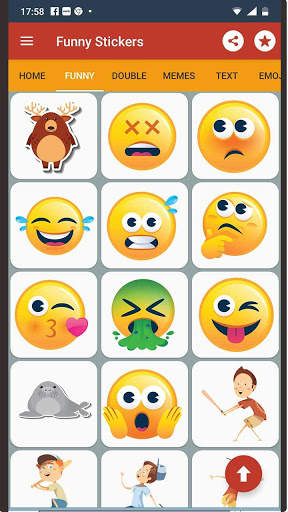Funny GIF Stickers and emojis screenshot 2