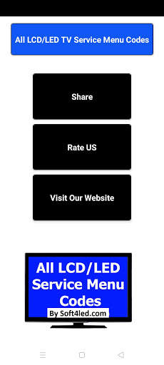 TV Service Menu Codes (Free) screenshot 1