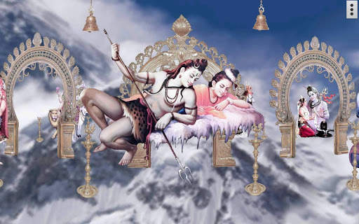 4D Shiv Parvati Live Wallpaper screenshot 4